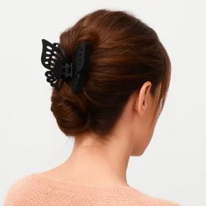 Haarklem vlinder zwart