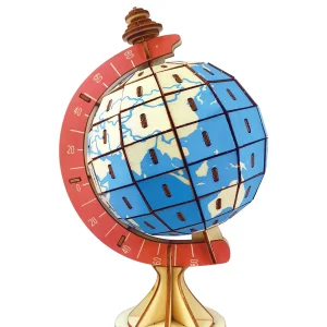 Houten Puzzel Wereldbol