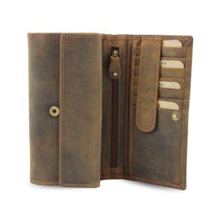 Dames Portemonnee Leer – RFID – Dames Beurs