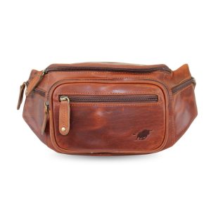 Grote Leren Heuptas – Veel Vakken Buideltas