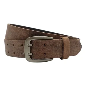 Leren Heren Riem – 4,5 cm – Dubbele Gesp