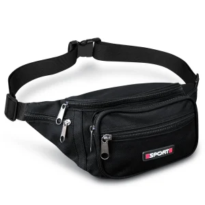 Heuptasje Dames / Heren - Fanny Pack - Buideltasje Nylon - Lichtgewicht - 6 vakken