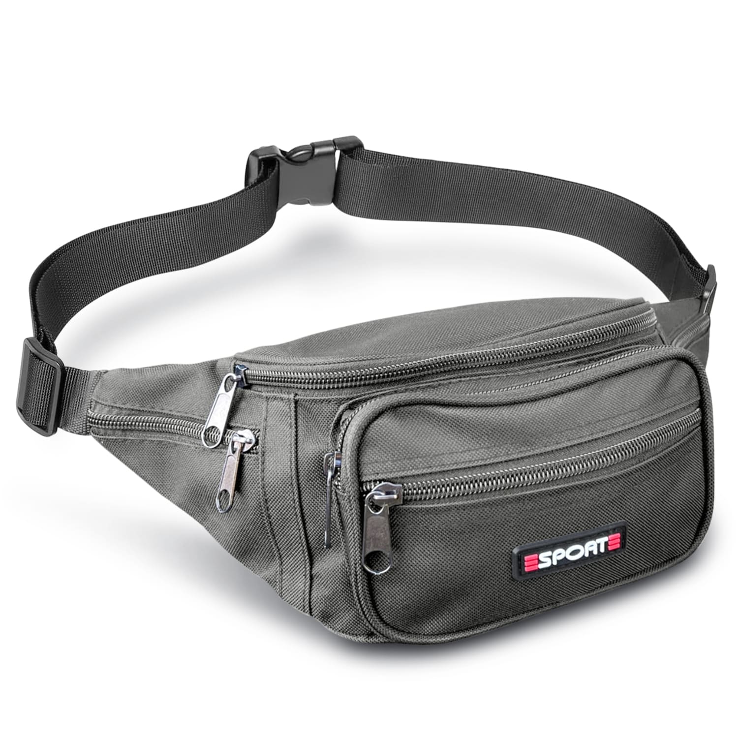 Heuptasje Dames / Heren - Fanny Pack - Buideltasje Nylon - Lichtgewicht - 6 vakken - Afbeelding 8
