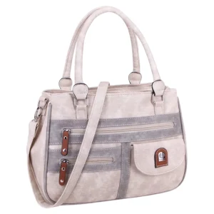 L & H - Dames Schoudertas / Handtas - Kort en Lang Hengsel - Veel Vakken