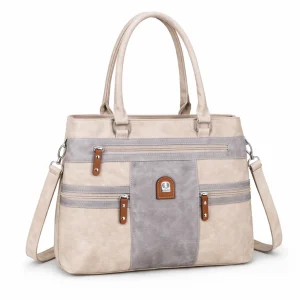 L & H - Dames Schoudertas / Handtas - Shopper - 2 vakken