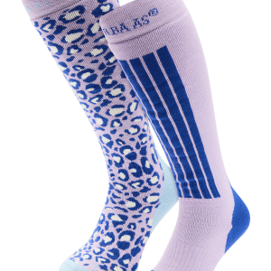 POEDERBAAS Ski Socks 2-pack lila