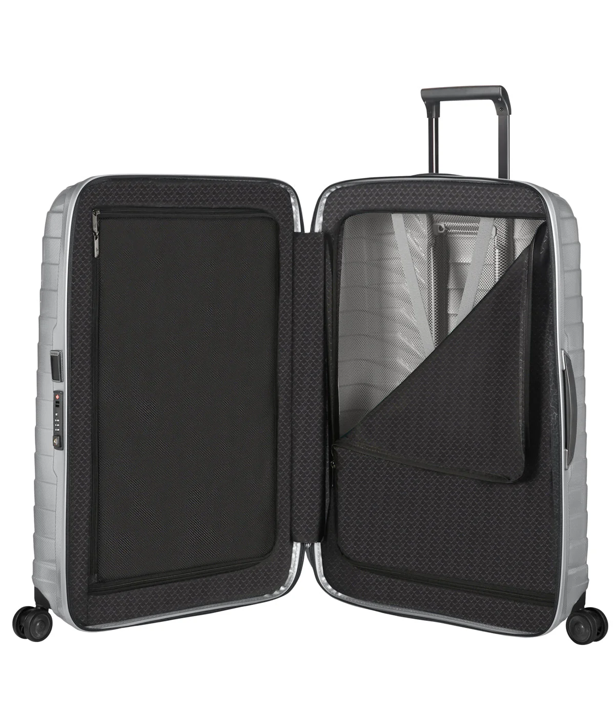 Samsonite Proxis zilver 75 cm 4 wielen lichtgewicht - Afbeelding 3