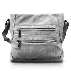 THL Design - Dames schoudertas - Plat Model - Tussenmaat - Veel Vakken