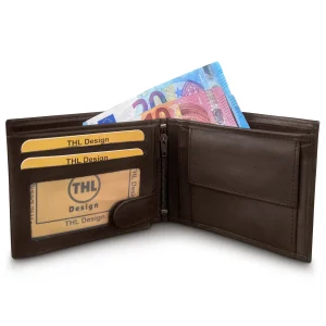 THL Design - Portemonnee Heren - Billfold - Echt Leer