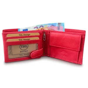 THL Design - Portemonnee Heren / Dames - Billfold - Echt Leer