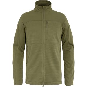 FJALLRAVEN Abisko lite fleece jkt m Green