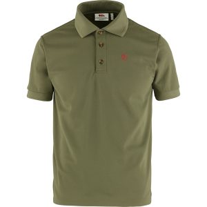 FJALLRAVEN Crowley Pique Shirt M l olive