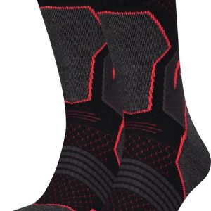 Head sokken Hiking Crew 2pack black/red