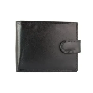 Leren portemonnee heren – Drukknop