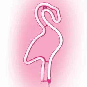 Lamp flamingo neon roze