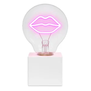 LED tafellamp - roze gloeidraad