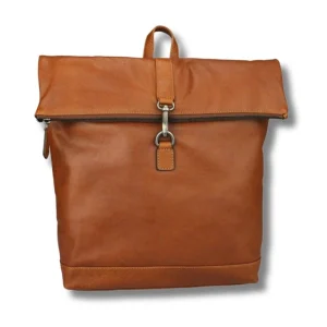 Cognac Leren Laptoprugzak 15.6 inch – Robin | Just Lioné
