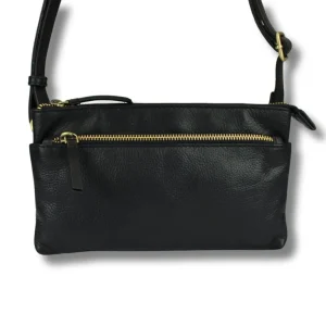 Zwarte Leren Damestas – José | Just Lioné