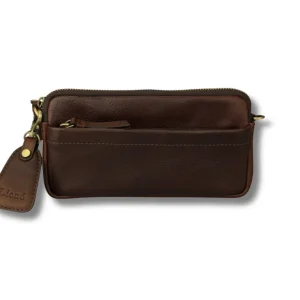 Donkerbruin Leren Telefoontasje – Molly | Just Lioné