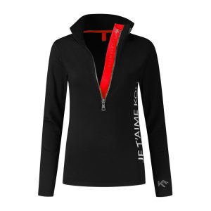 Kou Sportswear Pully Je T’aime Kou black/red