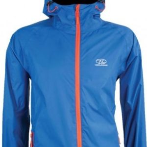 HIGHLANDER Stow & Go packaway jacket blue
